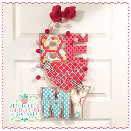 Be My Valentine Door Hanger