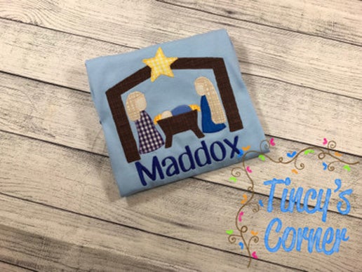 Nativity Applique T-Shirt