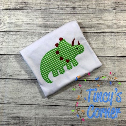 Dinosaur Heart Applique T-Shirt