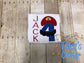 Super Mario Birthday Applique T-Shirt