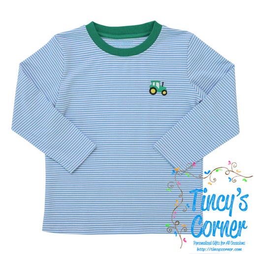 Boy's Long Sleeve Tractor T-Shirt