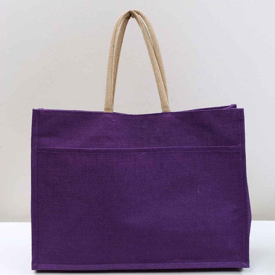 Jute Pocket Tote