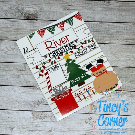 Celebrate Christmas Dry Erase Board