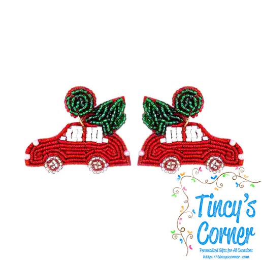 Christmas Vacation Beaded Earrings