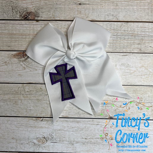 Opelousas Catholic (Opelousas) Uniform Cross Hair Bow