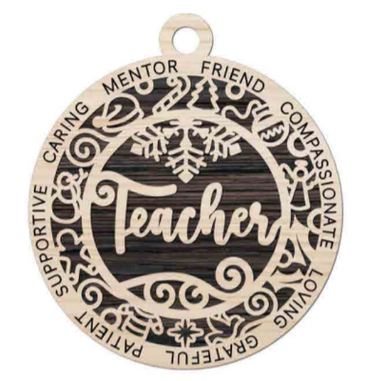 Teacher Christmas Ornament