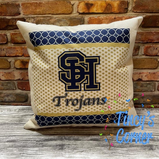 SH Interlock Trojans Pillow