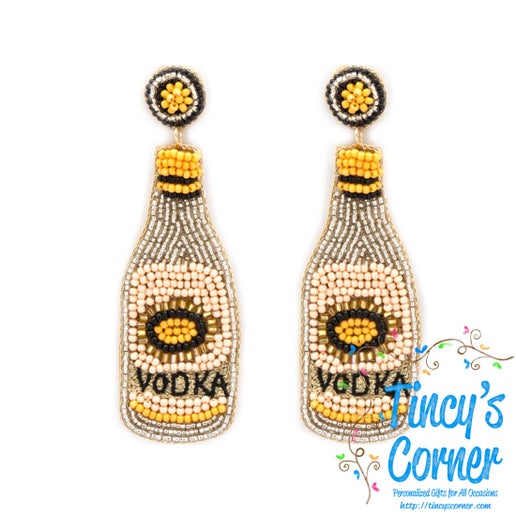 Viva la Vodka Beaded Earrings