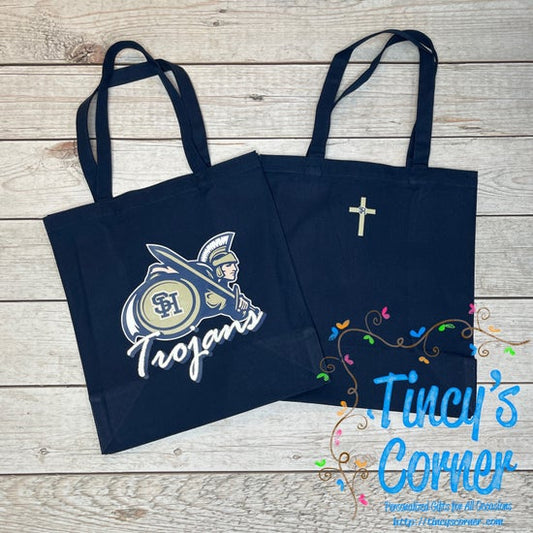 Navy Tote Bag