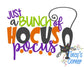 Just a Bunch of Hocus Pocus Embroidery T-Shirt