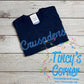 Crusaders Uniform Side Bows Sweatshirt