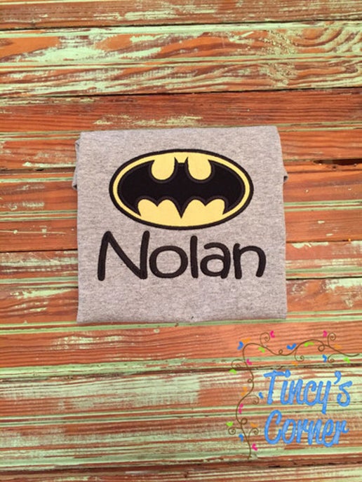 Batman Applique T-Shirt