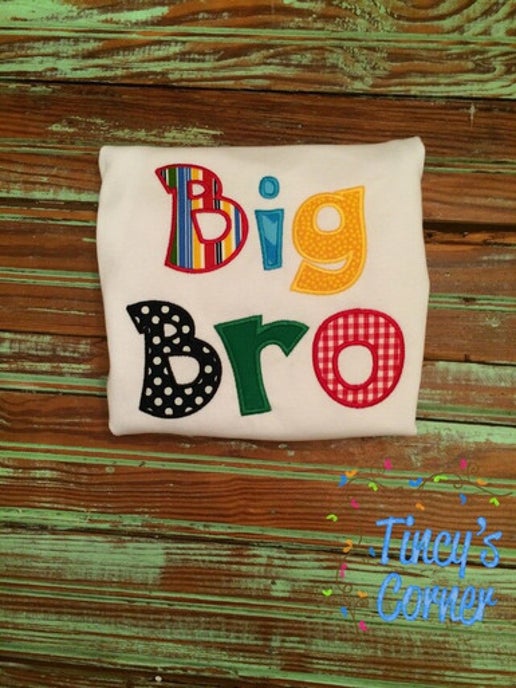 Big Bro 2 Applique T-Shirt