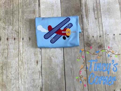 Airplane Applique T-Shirt