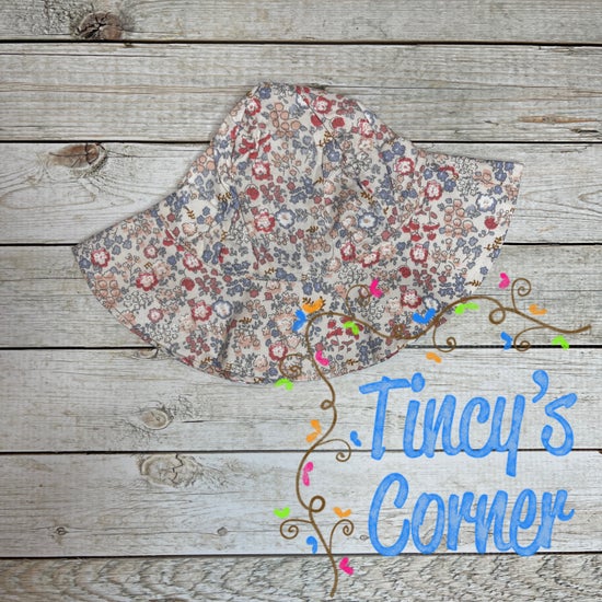 Pastel Floral Sunhat