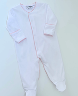 Picot Trim Infant Baby Footie