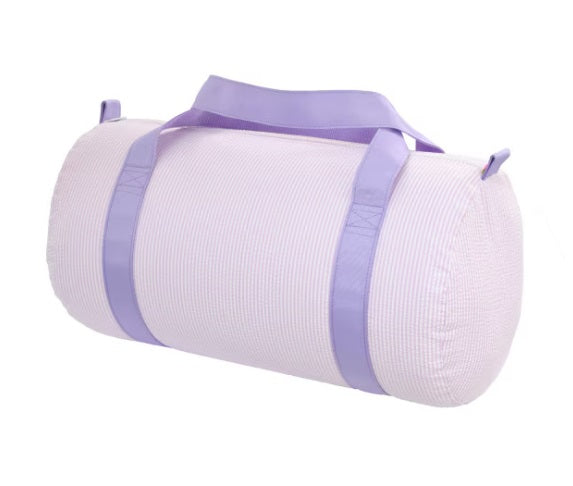 Seersucker Duffle Bag