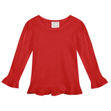 Infant LS Ruffle T-Shirt