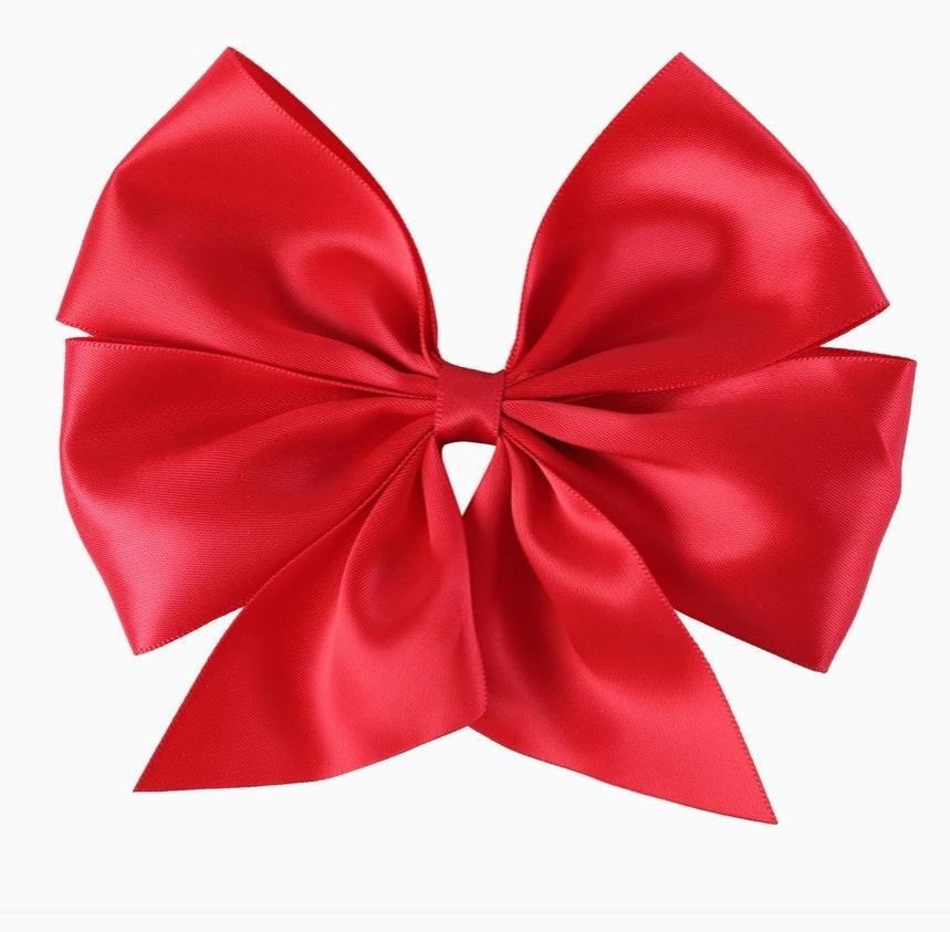 Satin Bow Hair Clip