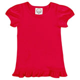 Infant SS Ruffle T-Shirt