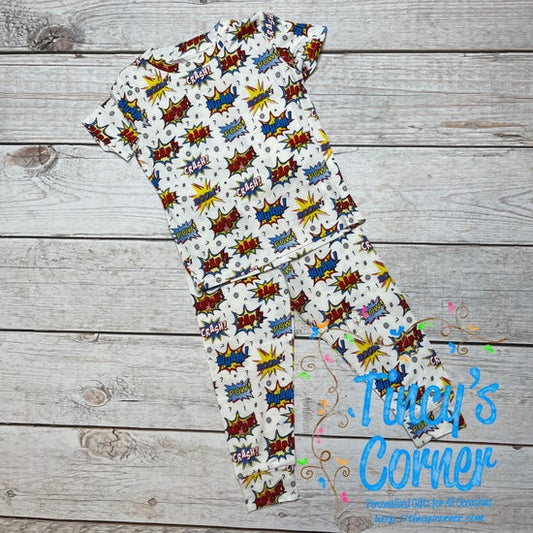 Superhero Bamboo PJs