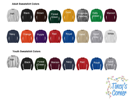 Trojans Sacred Heart Embroidery Sweatshirt