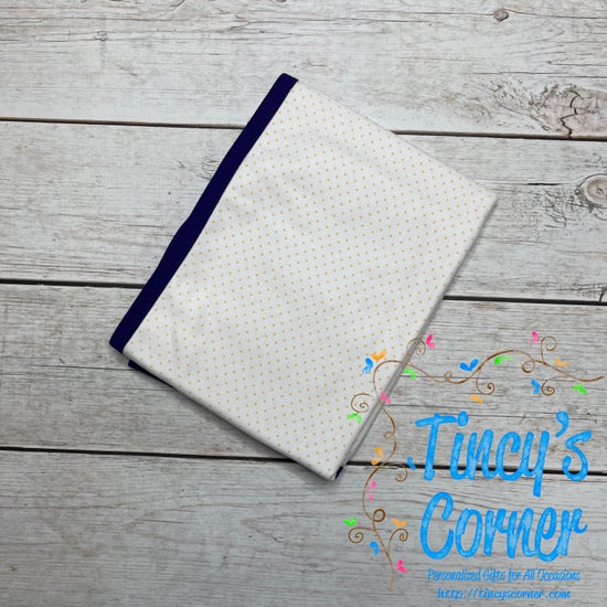 Infant Yellow Dots/Purple Blanket